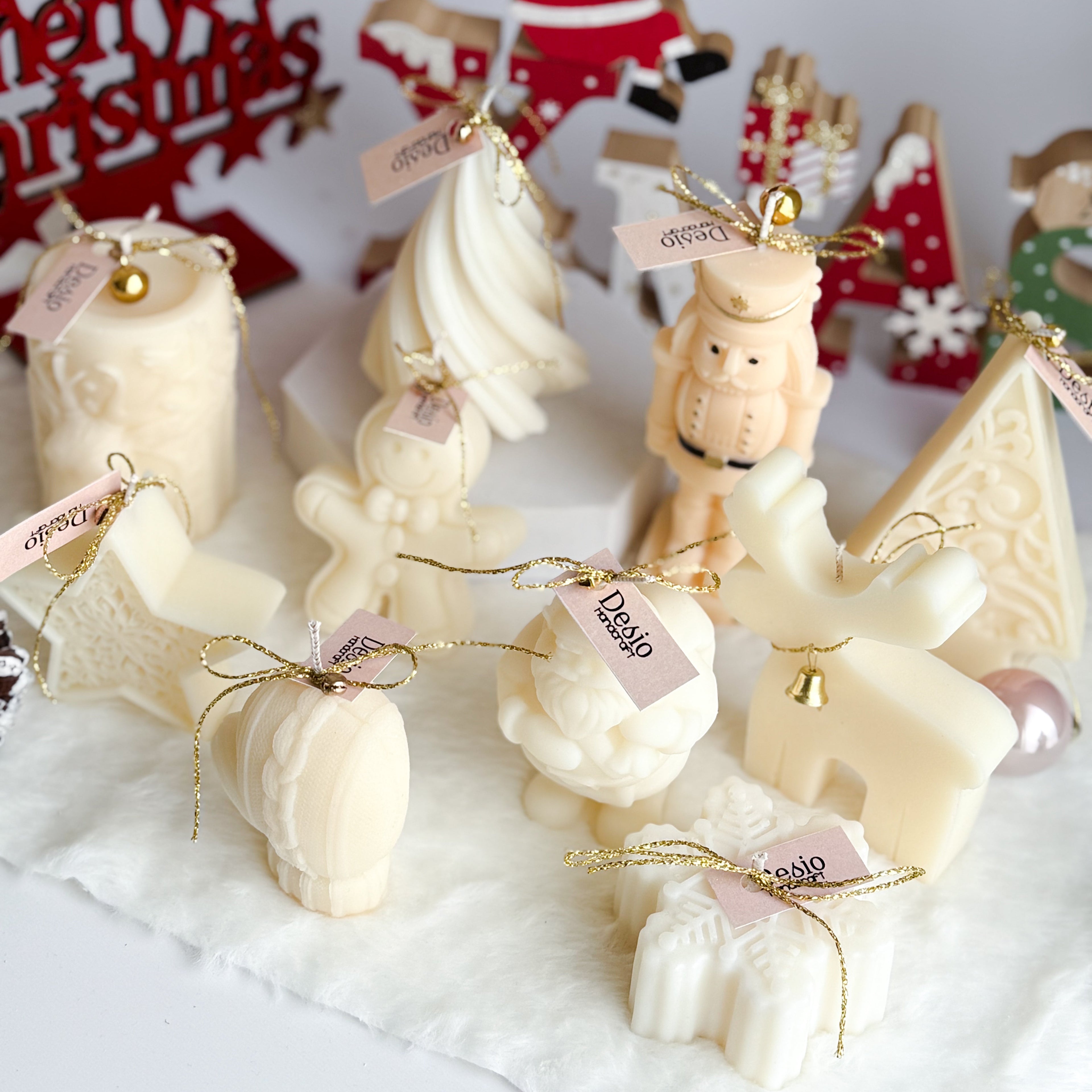 Χριστουγεννιάτικο Κερί σε Σχήμα Ταράνδου