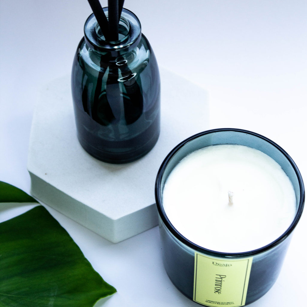 Σετ Αρωματικό Diffuser με Sticks & Αρωματικό Κερί