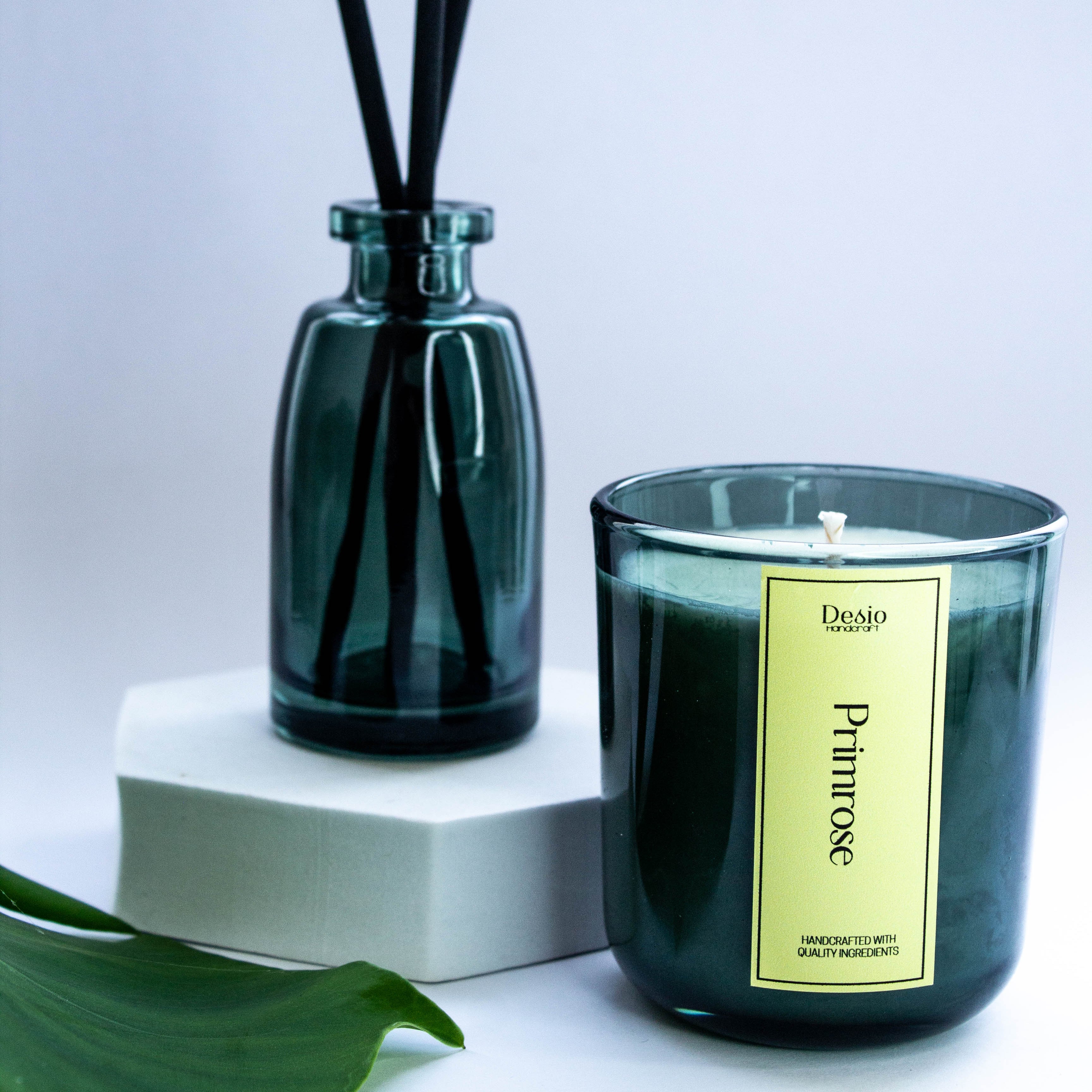 Σετ Αρωματικό Diffuser με Sticks & Αρωματικό Κερί