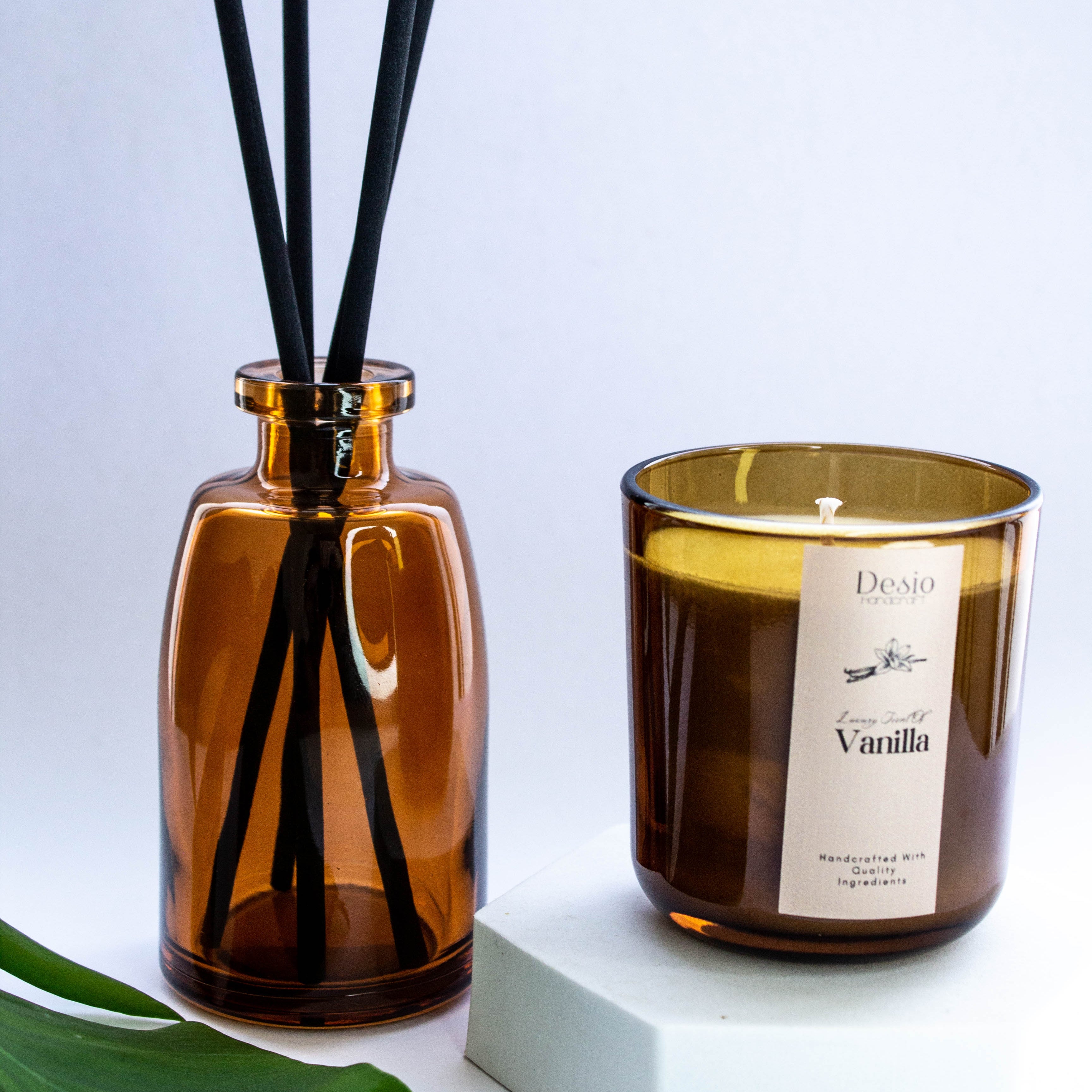 Σετ Αρωματικό Diffuser Χώρου 250ml & Αρωματικό κερί σε Γυάλινο Δοχείο