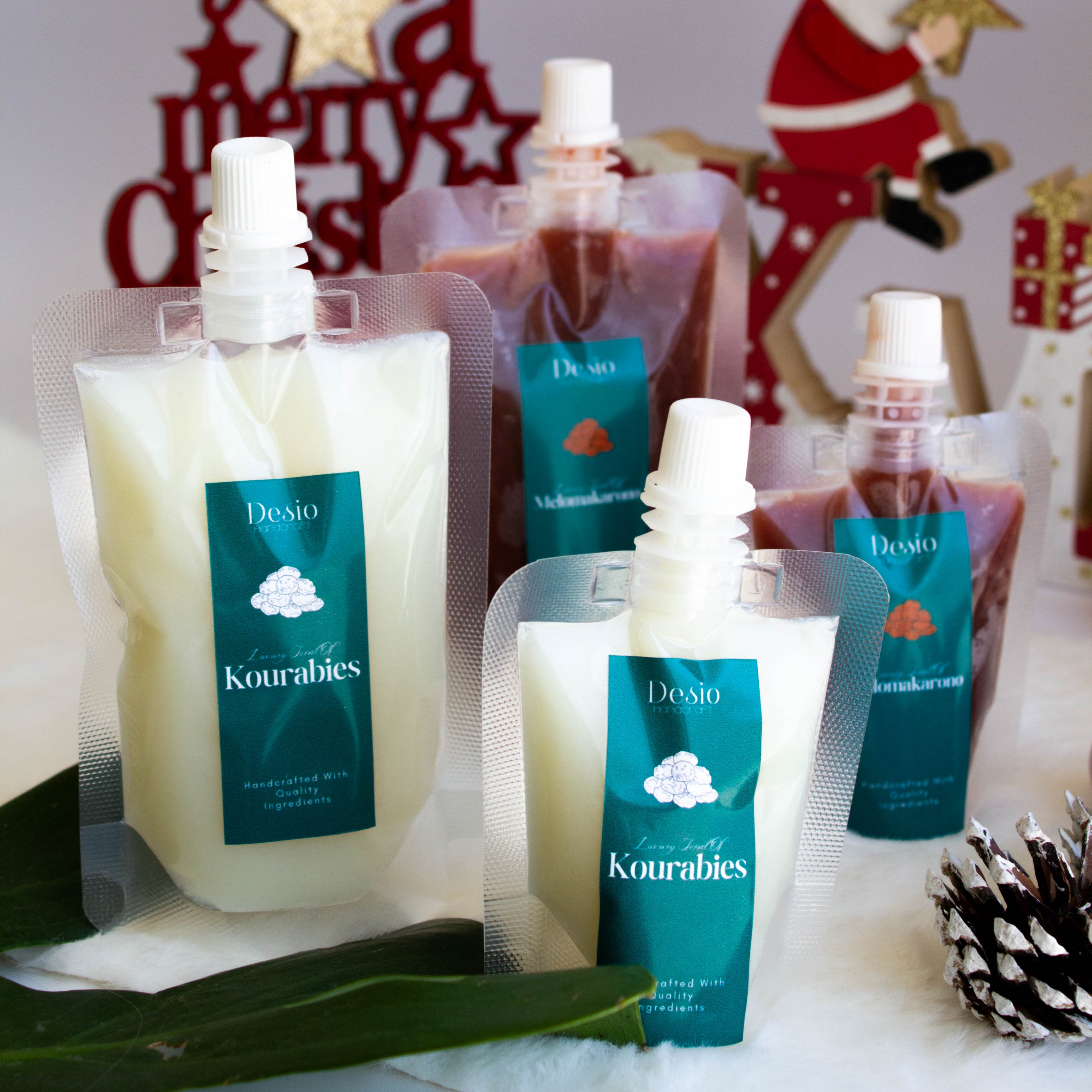 Χριστουγεννιάτικα Squeezable Wax Melts – Χειροποίητα Αρωματικά Κεριά σε Σωληνάριο