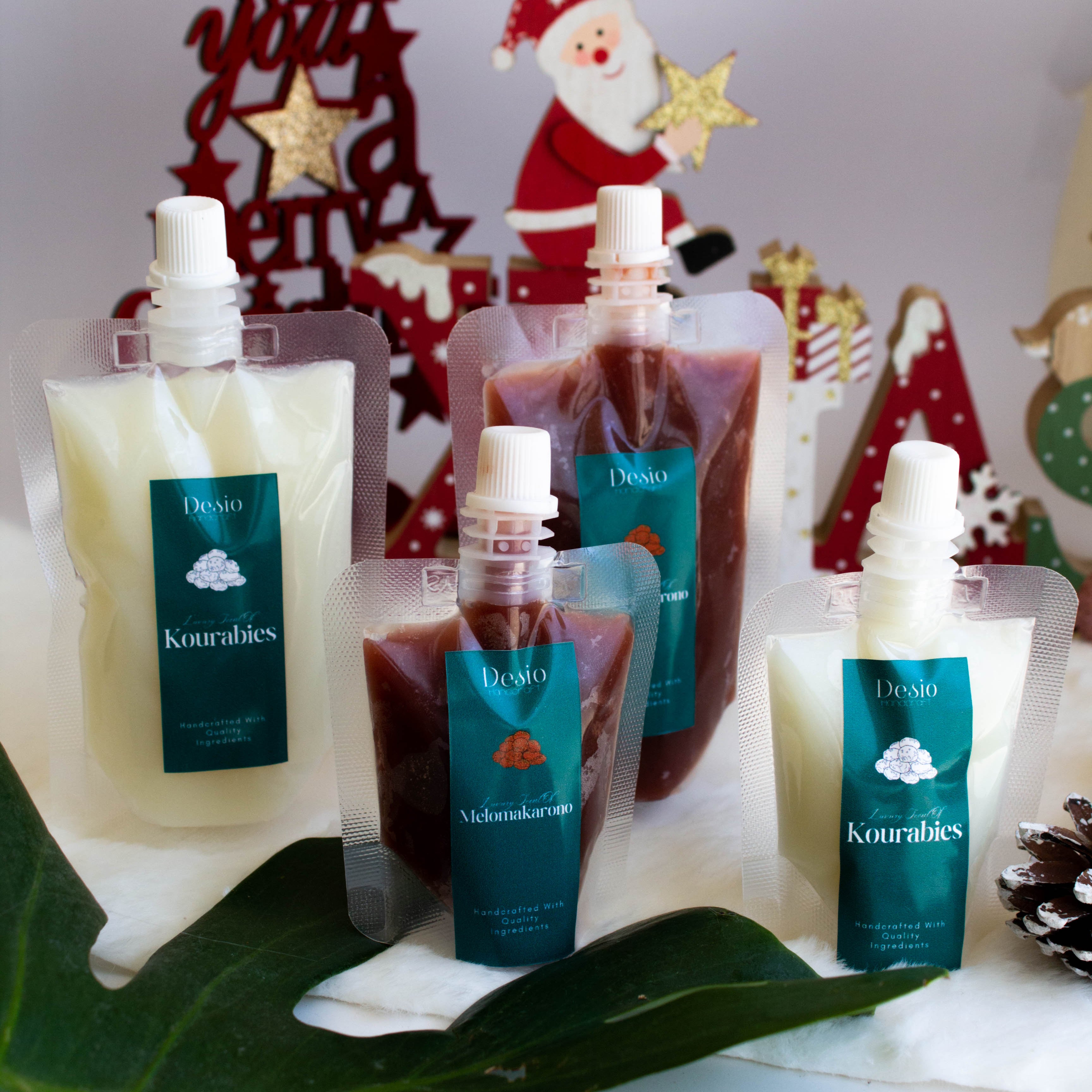 Χριστουγεννιάτικα Squeezable Wax Melts – Χειροποίητα Αρωματικά Κεριά σε Σωληνάριο