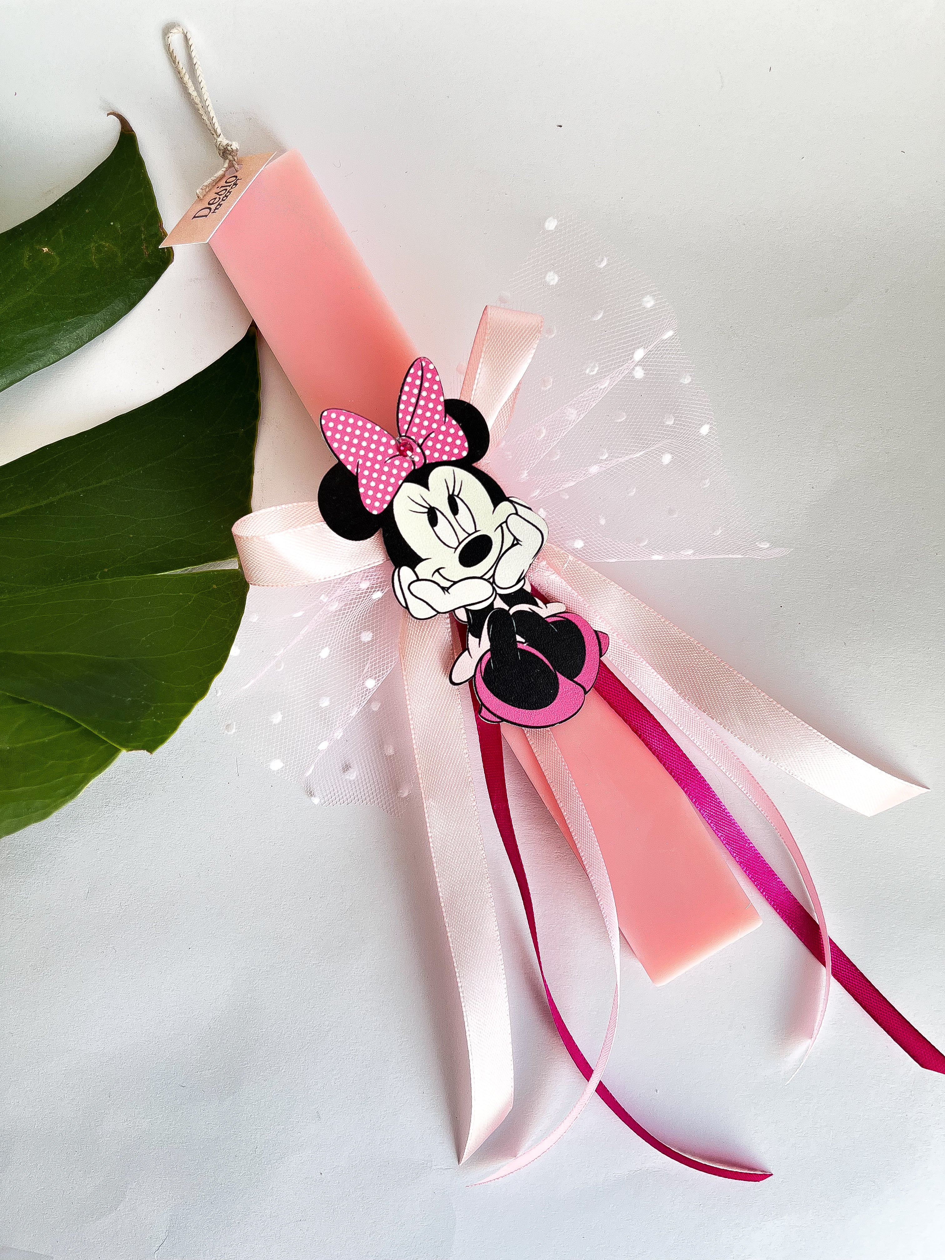 Χειροποίητη Παιδική Αρωματική Λαμπάδα Minnie