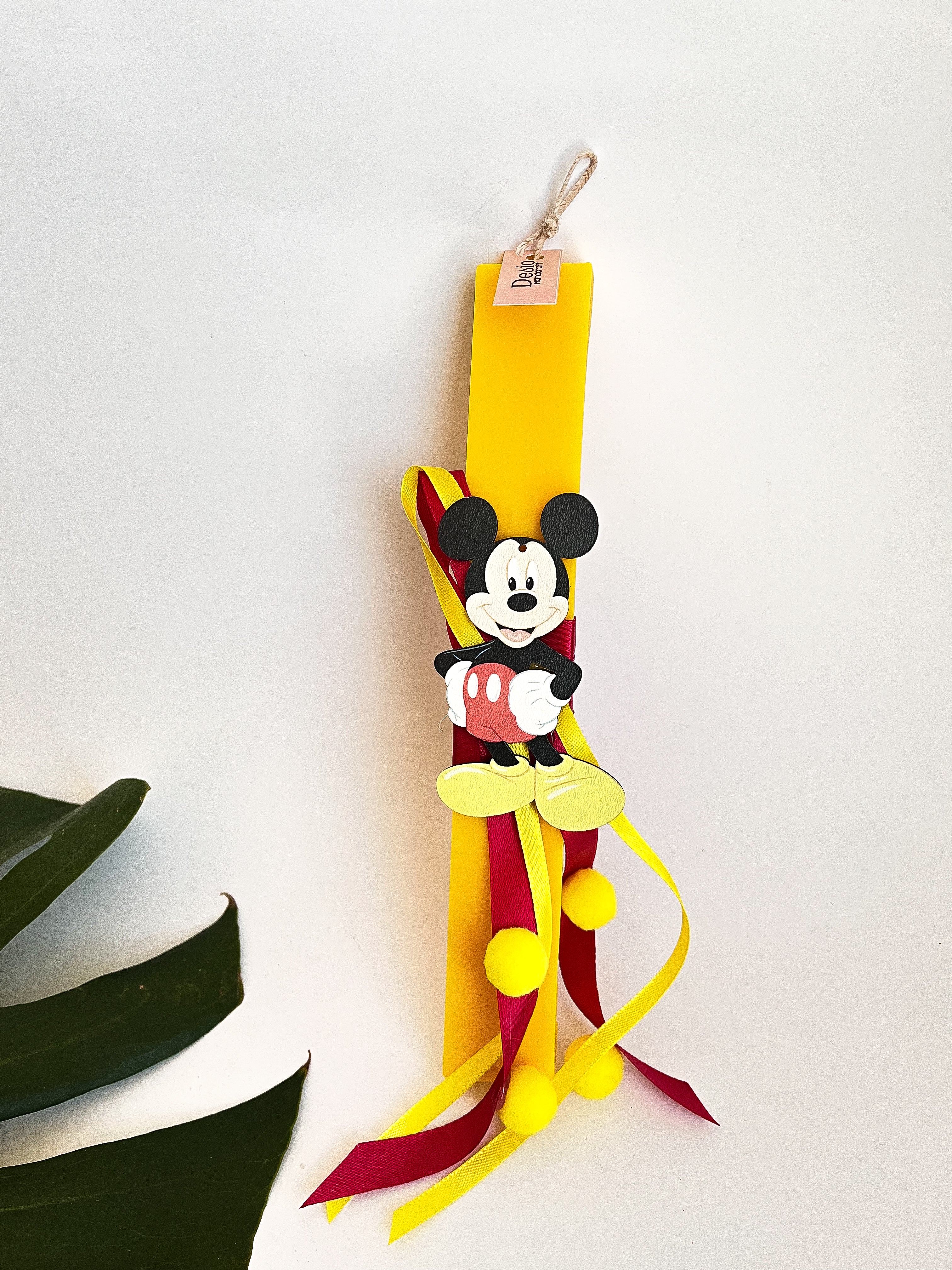 Χειροποίητη Παιδική Αρωματική Λαμπάδα Mickey