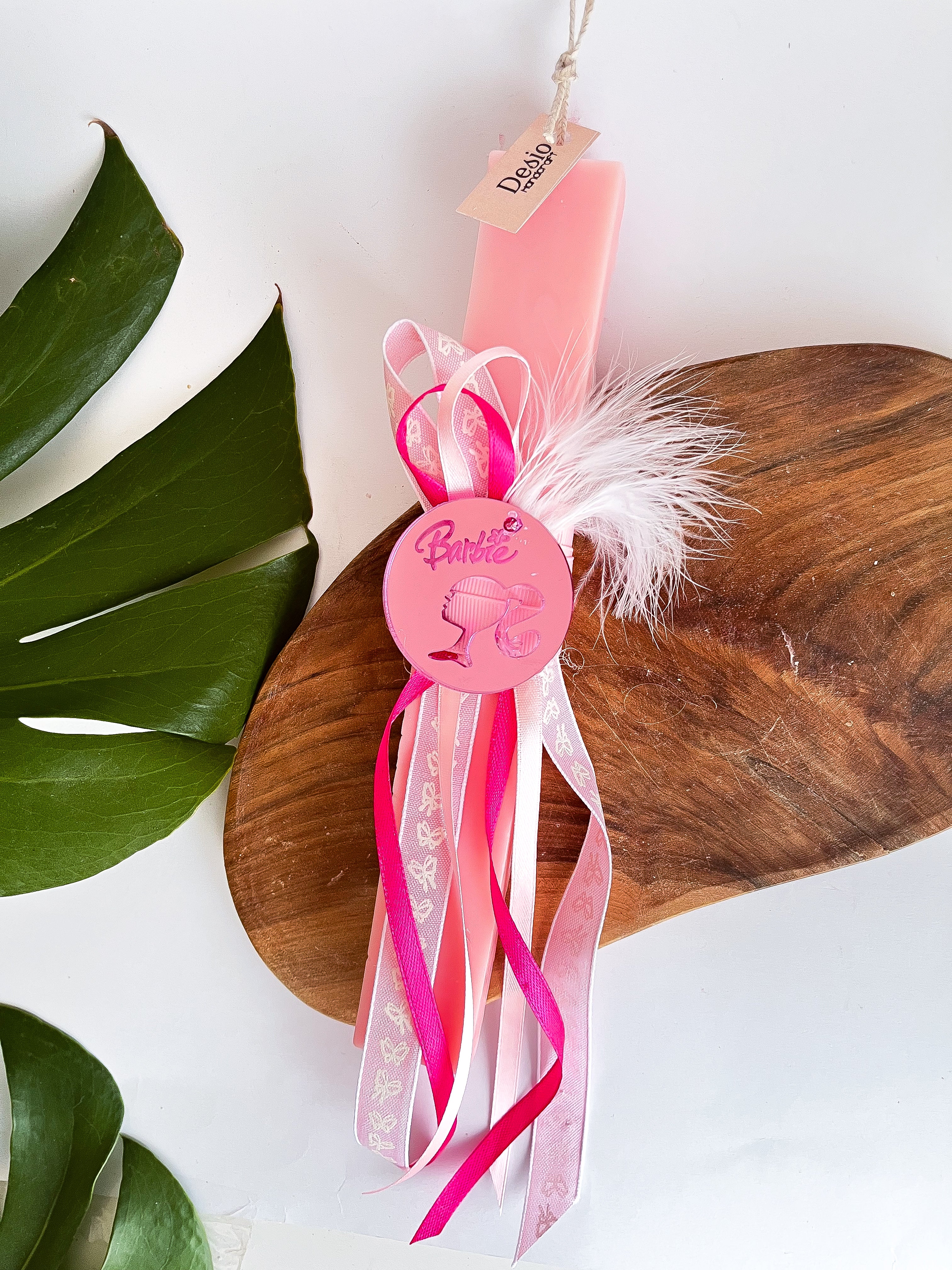 Χειροποίητη Παιδική Αρωματική Λαμπάδα Barbie