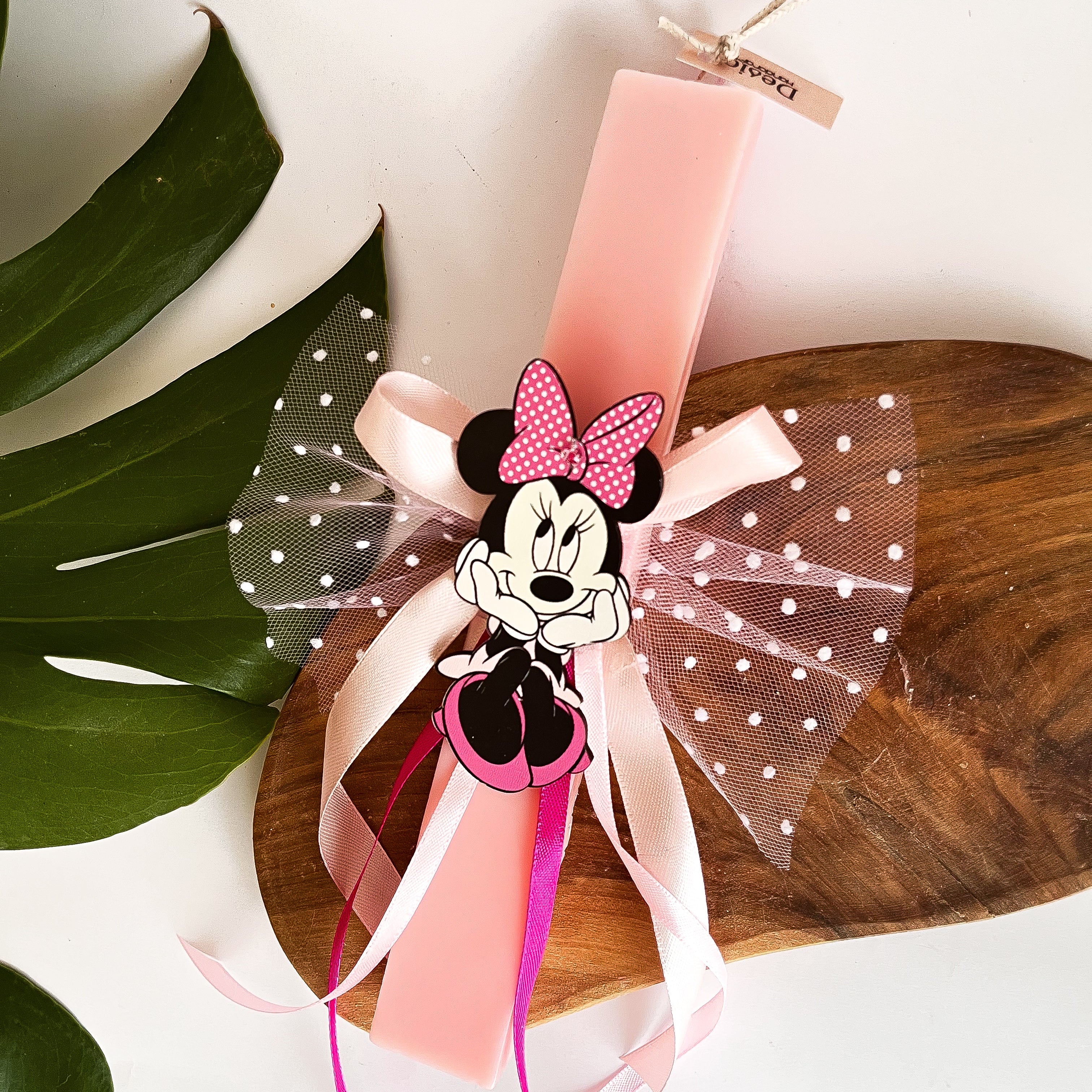 Χειροποίητη Παιδική Αρωματική Λαμπάδα Minnie