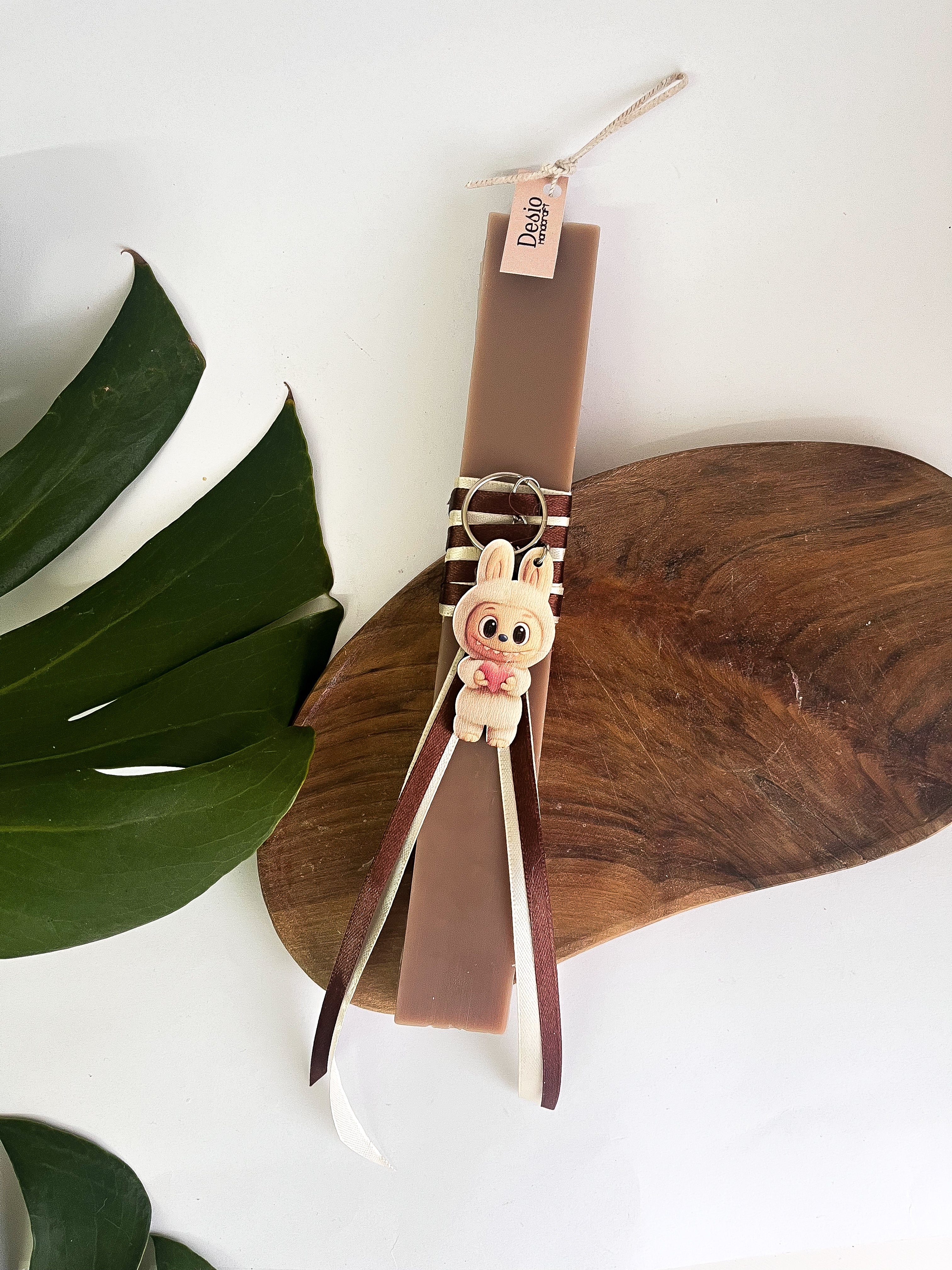 Χειροποίητη Παιδική Αρωματική Λαμπάδα Labubu