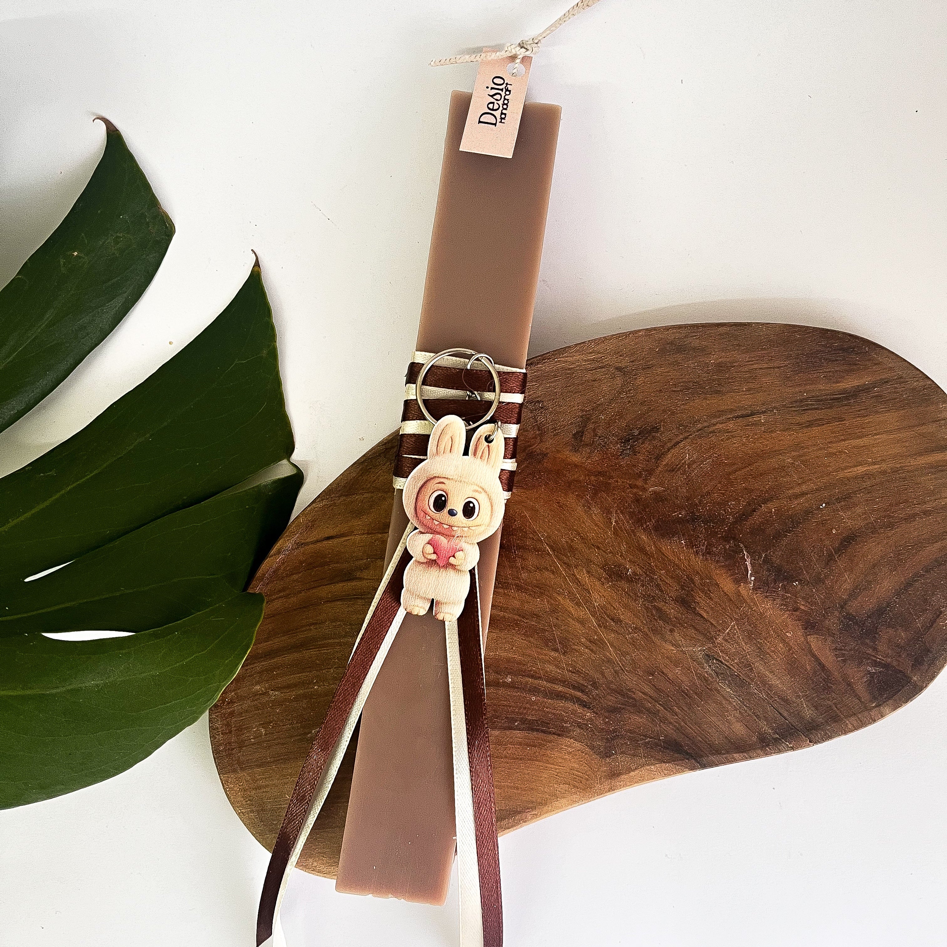 Χειροποίητη Παιδική Αρωματική Λαμπάδα Labubu