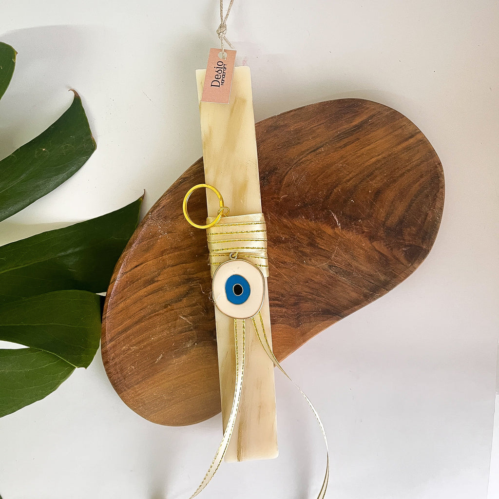 Χειροποίητη Αρωματική Λαμπάδα Μάτι