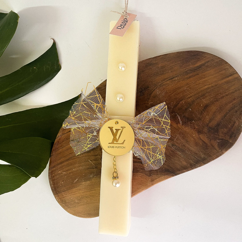 Χειροποίητη  Αρωματική Λαμπάδα Luis Vuitton